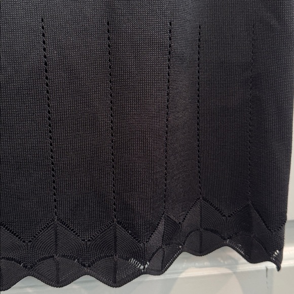 Misook 2PC Black Maxi Skirt & Plaid Cardigan Size Small - Picture 2 of 10